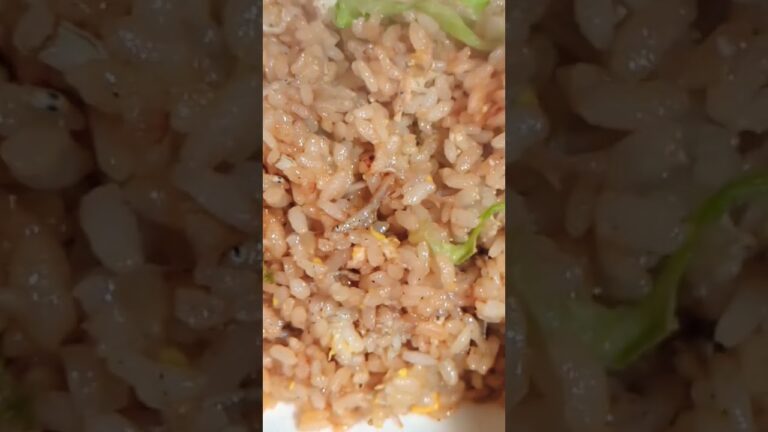 レタスしらす炒飯