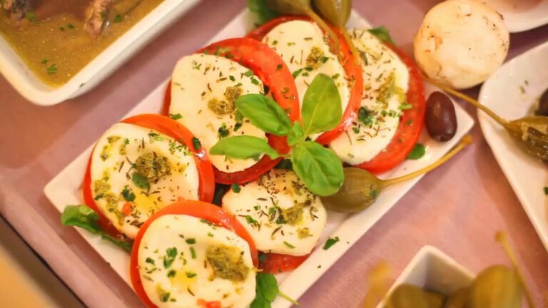 "Balsamic Glazed Strawberry Caprese Salad" / Amazing And Delightful!