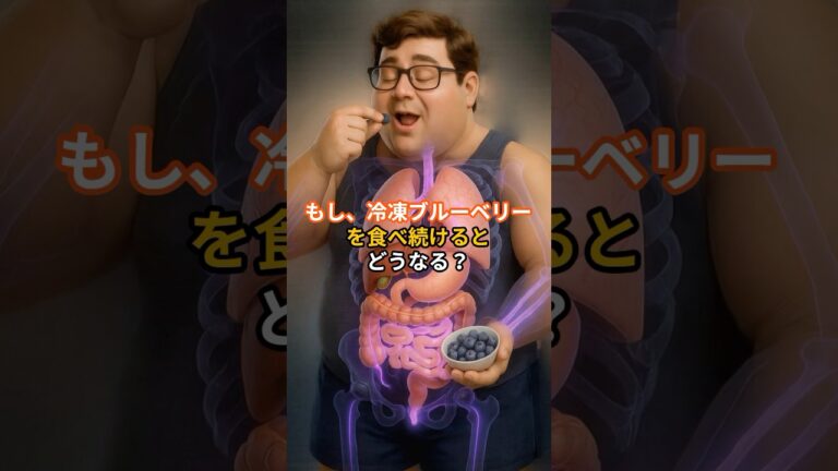 もし、冷凍ブルーベリーを食べ続けるとどうなる？#ブルーベリー #健康