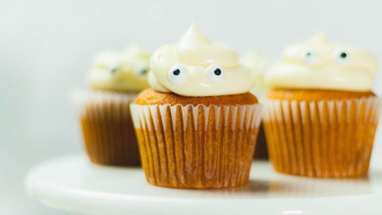 【ハロウィン】かぼちゃカップケーキのレシピ