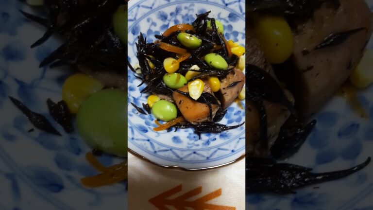 20230722 165319    我が家のひじき煮は枝豆入り！