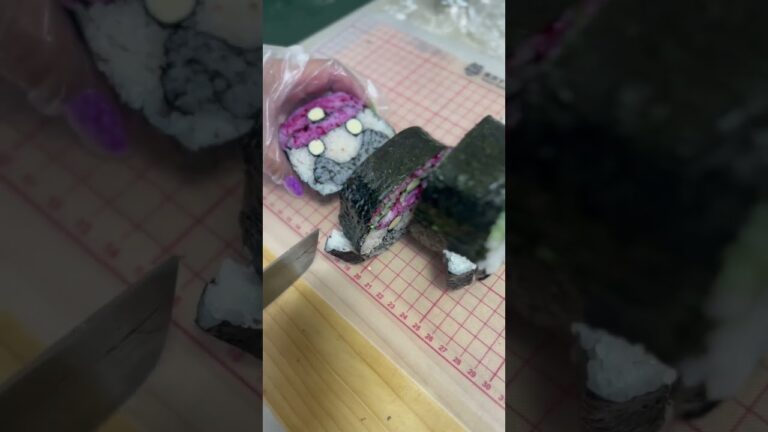 【スーパーマリオブラザーズの巻き寿司】