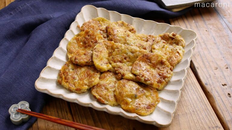 【納豆と豆腐のおやき】納豆と豆腐を使うヘルシーで栄養満点おかず！