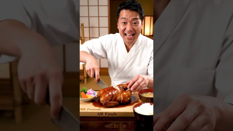 🍱 Japanese Chicken Roast 🇯🇵 | Teriyaki Glazed Perfection | Traditional Japanese Kitchen | AR Foods