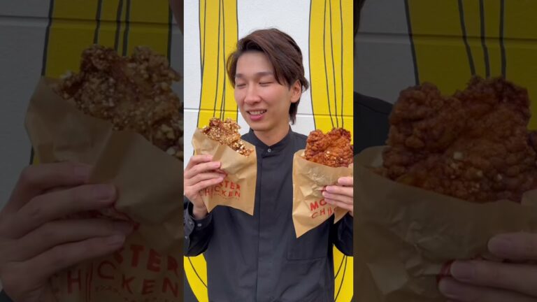 ザックザク‼️新食感のBIGフライドチキン🐔
