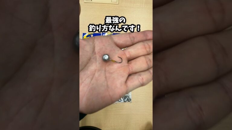 これぞ最強の釣り方！エサ用ジグヘッド「虫ヘッド」#アナハゼティ を紹介#shorts