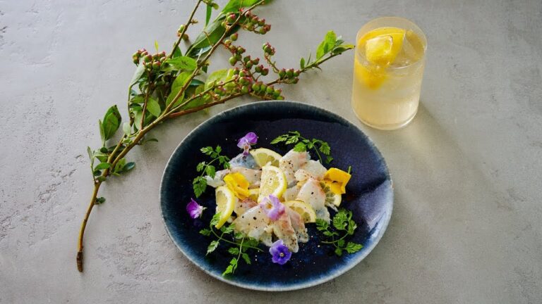 【#幸也飯 Precious.jp連載】レモンサワーと相性抜群！簡単でオシャレなおつまみ「鯛のカルパッチョ」のつくり方