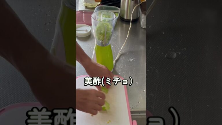 【ダイエット】美酢入りゴーヤスムージー作ってみた#shorts