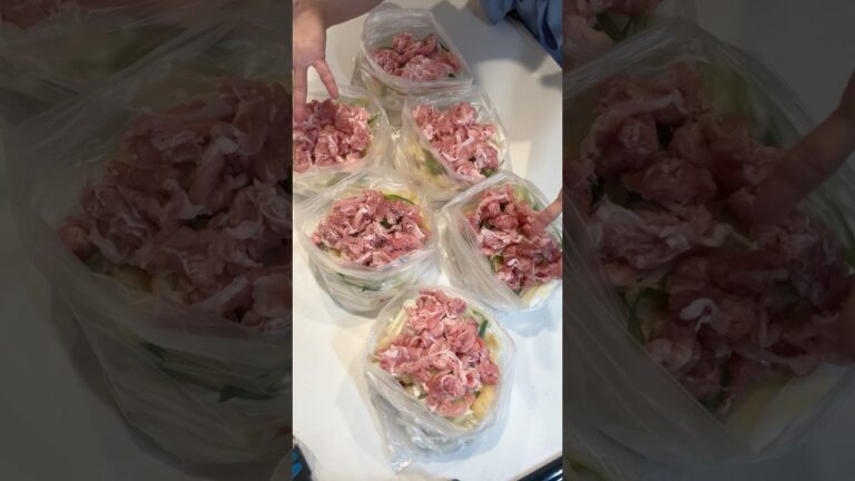 冷凍バレない美味しさ「豚汁ストック」が優秀すぎた！１週間分まとめて作り置き。#冷凍ストック #作り置き #豚汁 #あったかレシピ #秋レシピ #時短 #節約