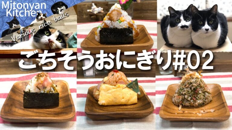 【嬉しくなる♪ごちそうおにぎり】たらこ高菜／お好み焼き風味／オムライス／唐揚げ