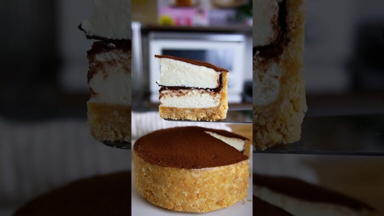材料4つ！ティラミスタルト作り方！#food