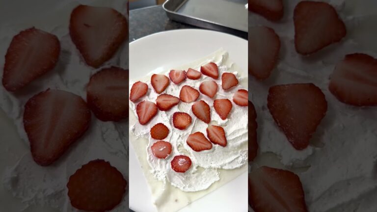 簡単にミルクレープを再現する方法/How to easily reproduce Japanese crepe cake