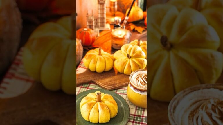 【レシピあり】かぼちゃベーグルの作り方🎃🥯🍂