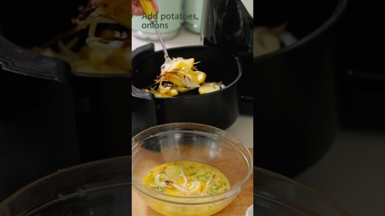 Air Frier Potato and Rosemary Fritatta