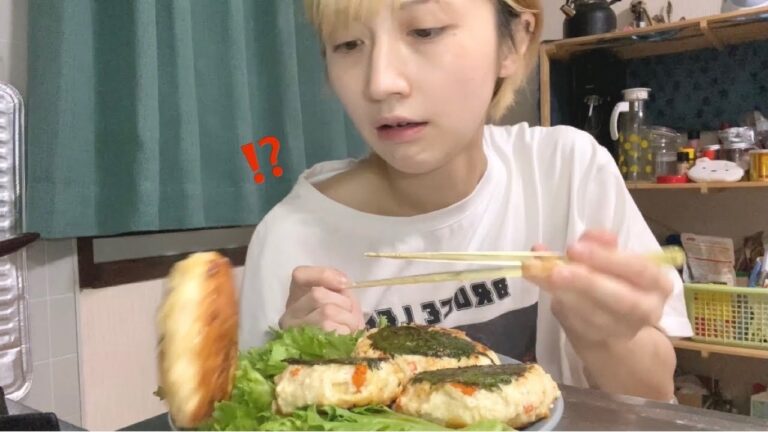 ヘルシー豆腐大葉ハンバーグを食べるよ