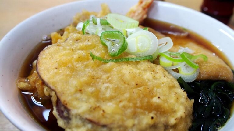 天ぷらの旨い立ち食いそば！エビ天・イモ天・かき揚げ天入りきつねそばが旨い【一由そば】東京・日暮里