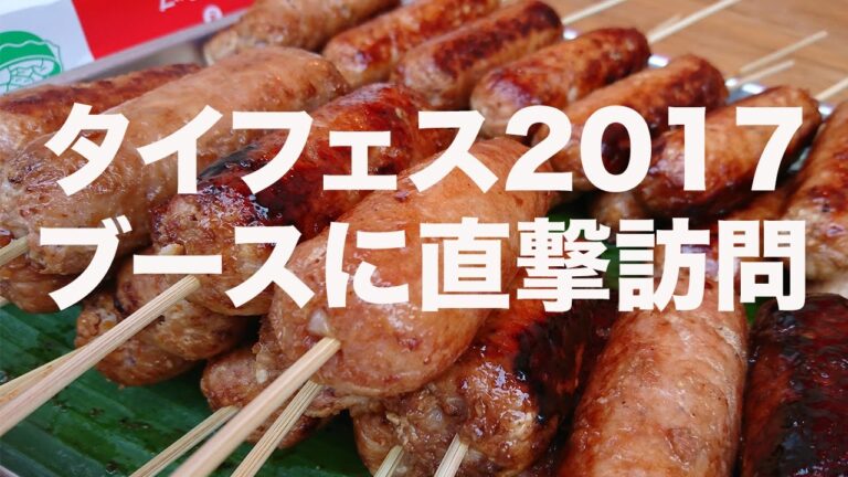 タイフェスティバル代々木2017 おすすめタイ料理ブース直撃訪問！