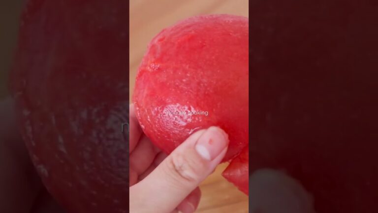 冷凍トマトの脱皮→続きは本編へ！