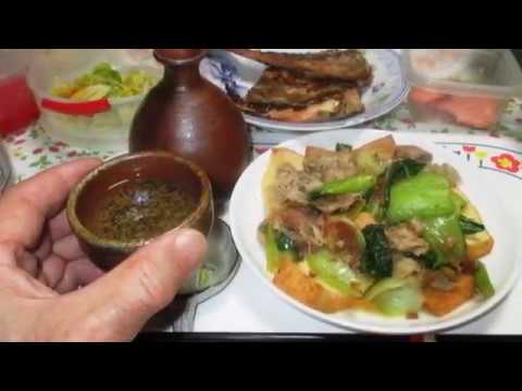 厚揚げと青梗菜の和風炒め