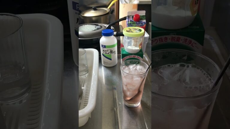 【暑い夏にピッタリ！重曹+クエン酸で作るさっぱり炭酸ドリンク！】最高の希釈用ドリンクはコレだ！