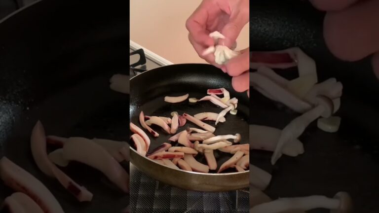 イカとピーマンのオイスターソース炒め #cooking