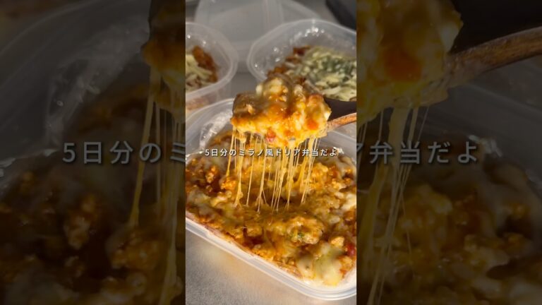 👛1食193円🧊冷凍ストック【ミラノ風ドリア弁当】