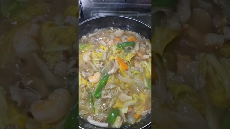 あんかけ焼きそば #今日の晩ごはん