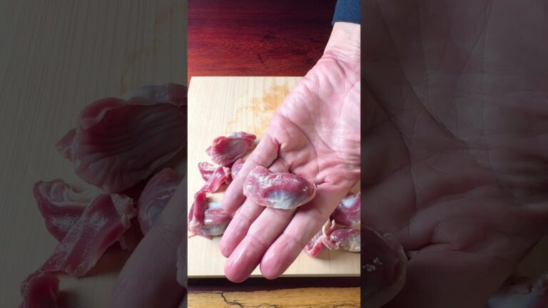 砂肝の黒胡椒ステーキ #shorts