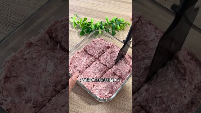 【全部レンチン】豆腐ハンバーグ#レンチンレシピ #ハンバーグ #豆腐ハンバーグ #洗い物削減 #ずぼらレシピ #簡単ごはん #時短レシピ #こどもごはん #お弁当おかず #節約レシピ