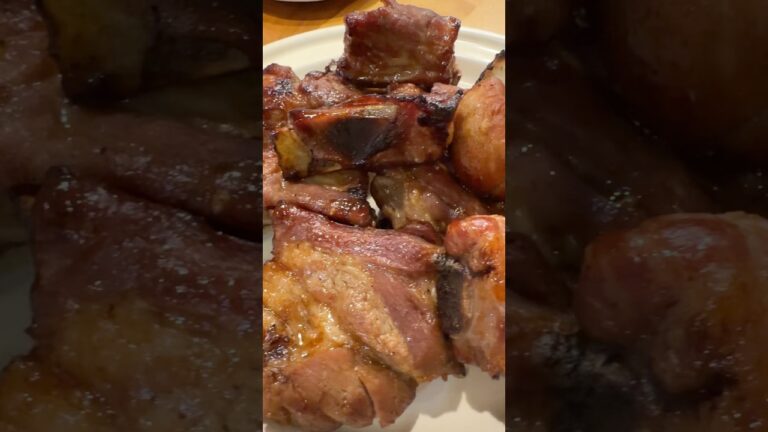 ビールによく合う豚スペアリブはトースターで⚡️#料理 #cooking #shorts #asmr #スペアリブ #豚肉 #ビール #ビールに合う #焼肉のタレ #男子ごはん #オリオンビール