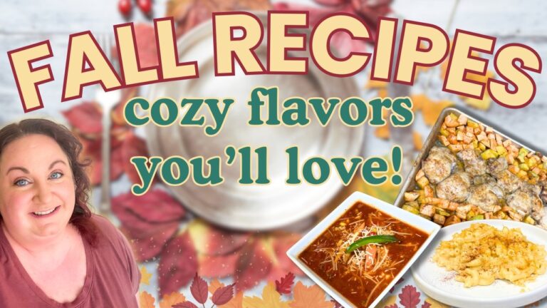 究極の秋のディナーアイデア🍁🍂 5つの必食レシピ🏡 温かくて簡単、旬の味がたっぷり