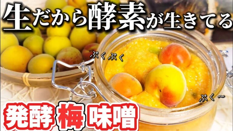 最強の発酵調味料！漬けて混ぜるだけ！発酵梅味噌の作り方