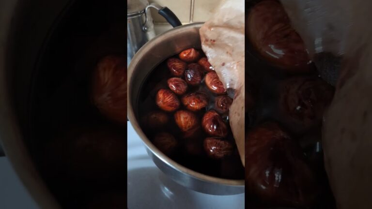 栗の渋皮煮は美味しい #栗拾い