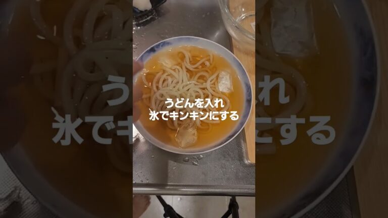 【夏バテ防止】すだちうどんとイマジナリー彼女
