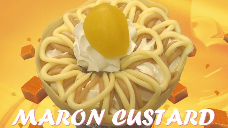 マロンカスタード ￥390【群馬クレープ】Maron custard【Crepe】