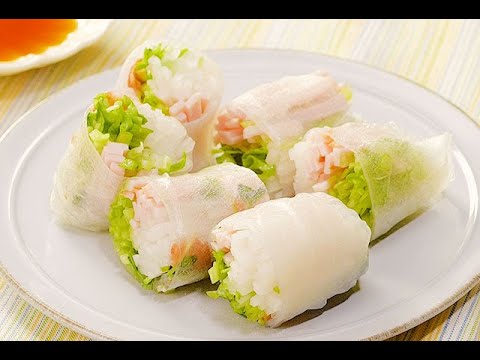 梅風味の生春巻き