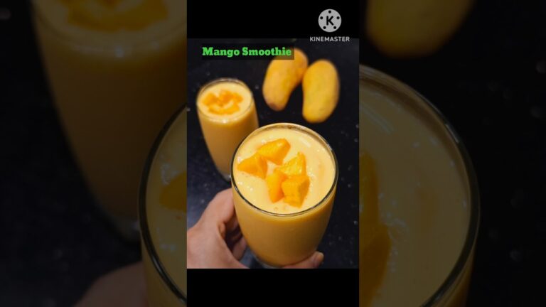 Mango Smoothie | Let's cook with Atika | #shortvideo #easyrecipe #recipe