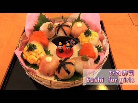 Sushi for Girls Festival -Hinamatsuri- ひなまつりの手まり寿司