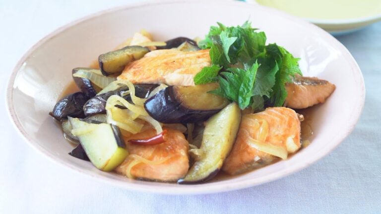 鮭となすのスグデキ南蛮漬け（2021年6月24日）