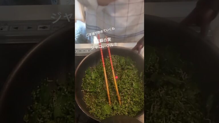 #shorts #バアバのレシピ #夏バテ防止 #紫蘇の実佃煮