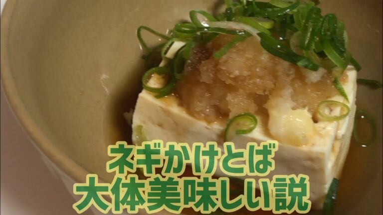 【湯豆腐】ネギ最高
