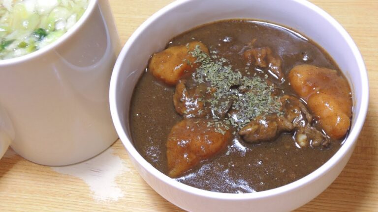 【家ランチ】肉じゃがリメイクカレーライス【今日の昼食】