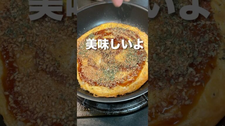 【そうめんアレンジお好み焼き風】#ふかほり #ゴマソムリエ #金つきたてごま #金ごま油一番搾り#そうめん焼き