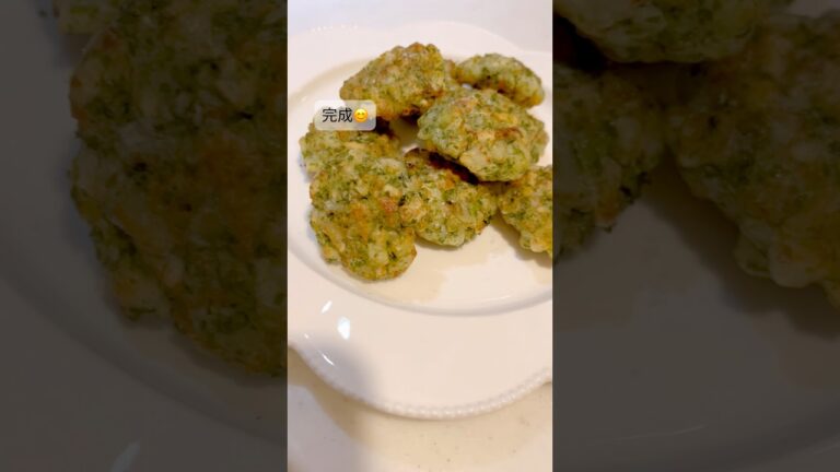 【料理】混ぜて焼くだけ！青のりのハッシュドポテト風#shorts#簡単レシピ#じゃがいも#塩分控えめ