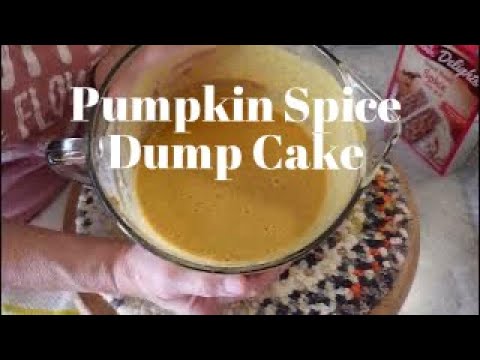 パンプキンパイシーズニングミックスを使ったパンプキンスパイスダンプケーキ