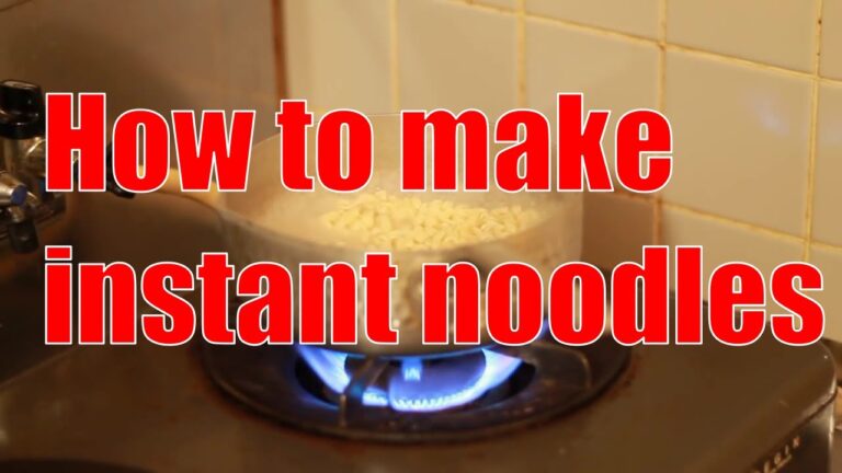 インスタントラーメンの作り方