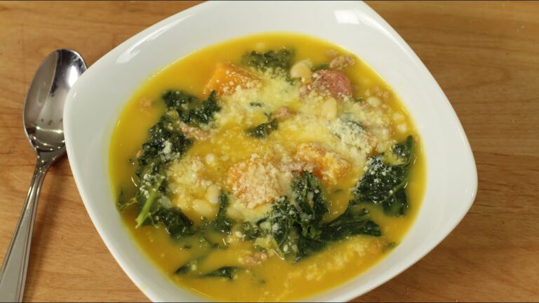Kale Soup With Sausage, Butternut Squash & More by Rockin Robin