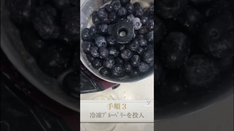 パレオなスイーツ！ブルーベリーとバナナのアイスクリーム🍨