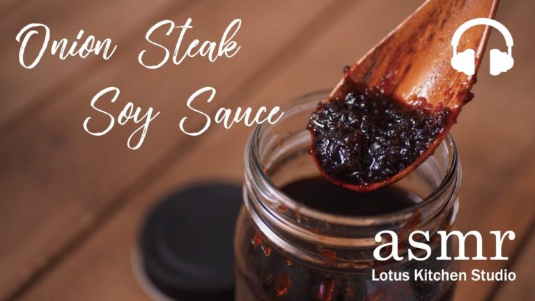【asmr】Onion Steak Soy Sauce 玉ねぎのステーキソース
