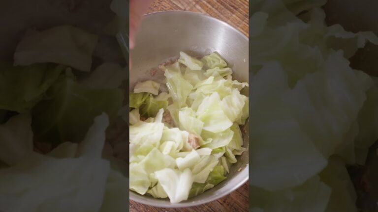 【味噌汁】具材２つ！ツナ缶とキャベツだけでも20㎏痩せに貢献レシピ【簡単】#shorts